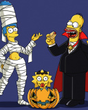 Das The Simpsons Wallpaper 128x160