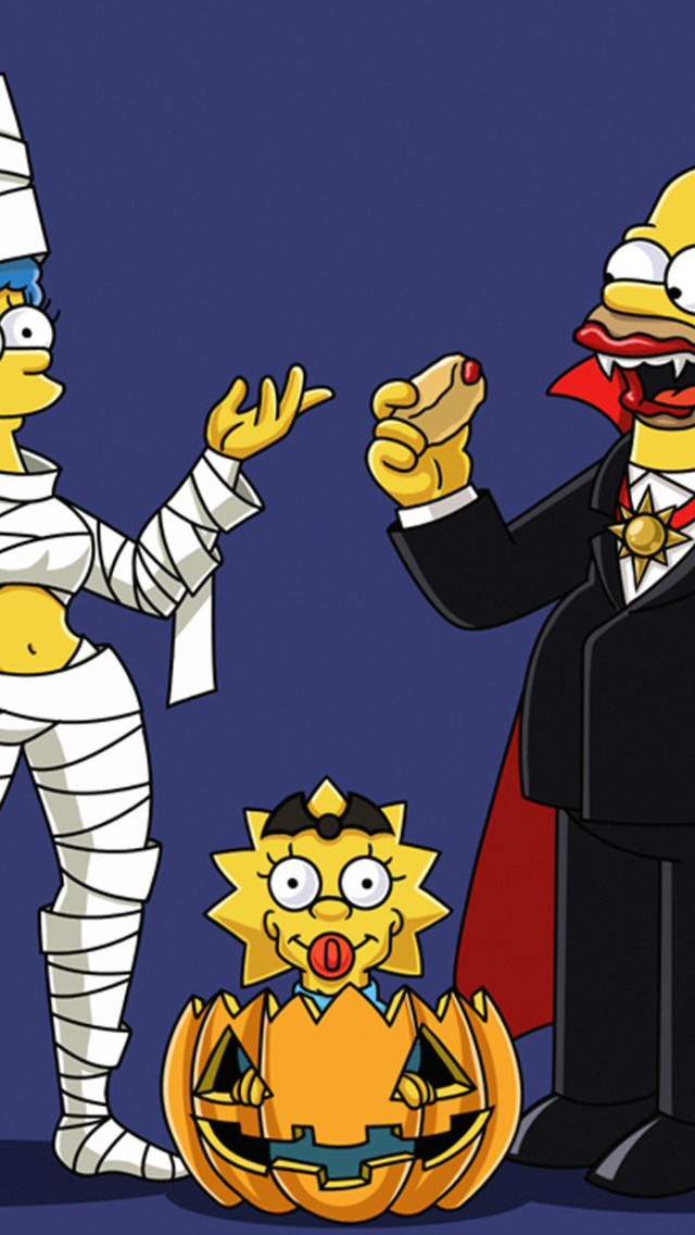 The Simpsons wallpaper 640x1136
