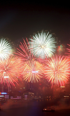 Fireworks In Hong Kong screenshot #1 240x400