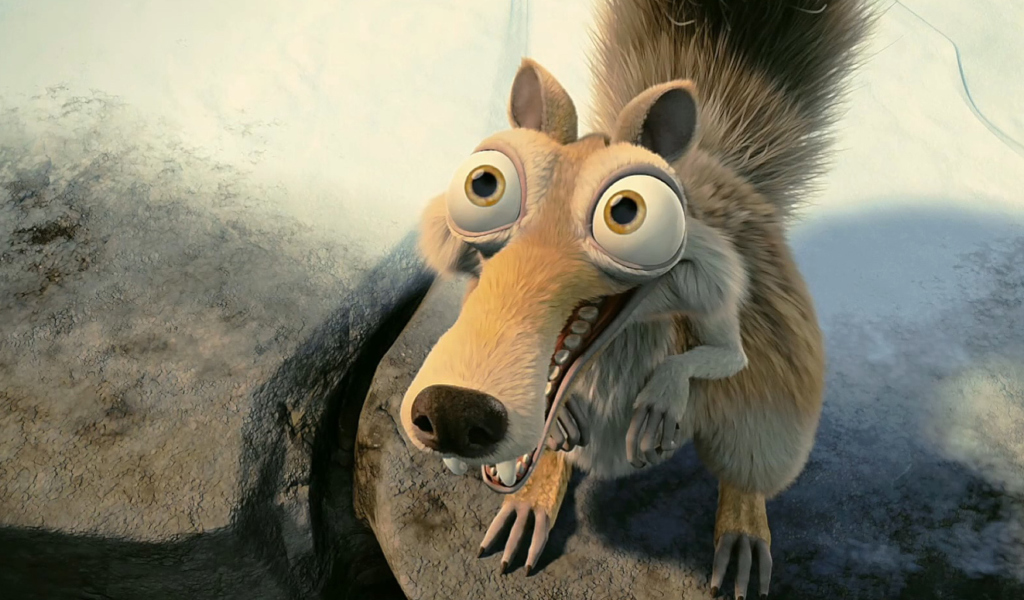 Screenshot №1 pro téma Squirrel From Ice Age 1024x600