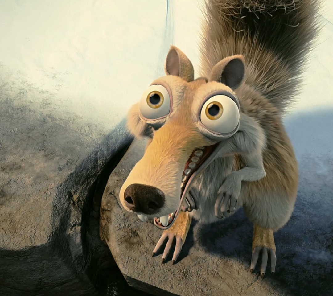 Squirrel From Ice Age wallpaper 1080x960