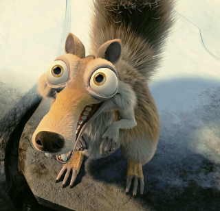 Squirrel From Ice Age - Obrázkek zdarma pro iPad 3