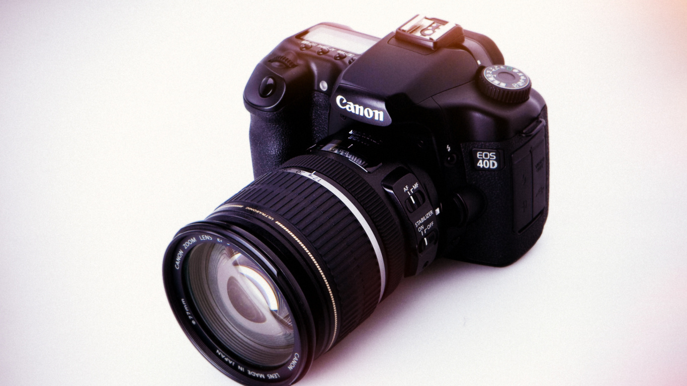 Screenshot №1 pro téma Canon EOS 40D Digital SLR Camera 1366x768
