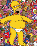Homer Simpson wallpaper 128x160