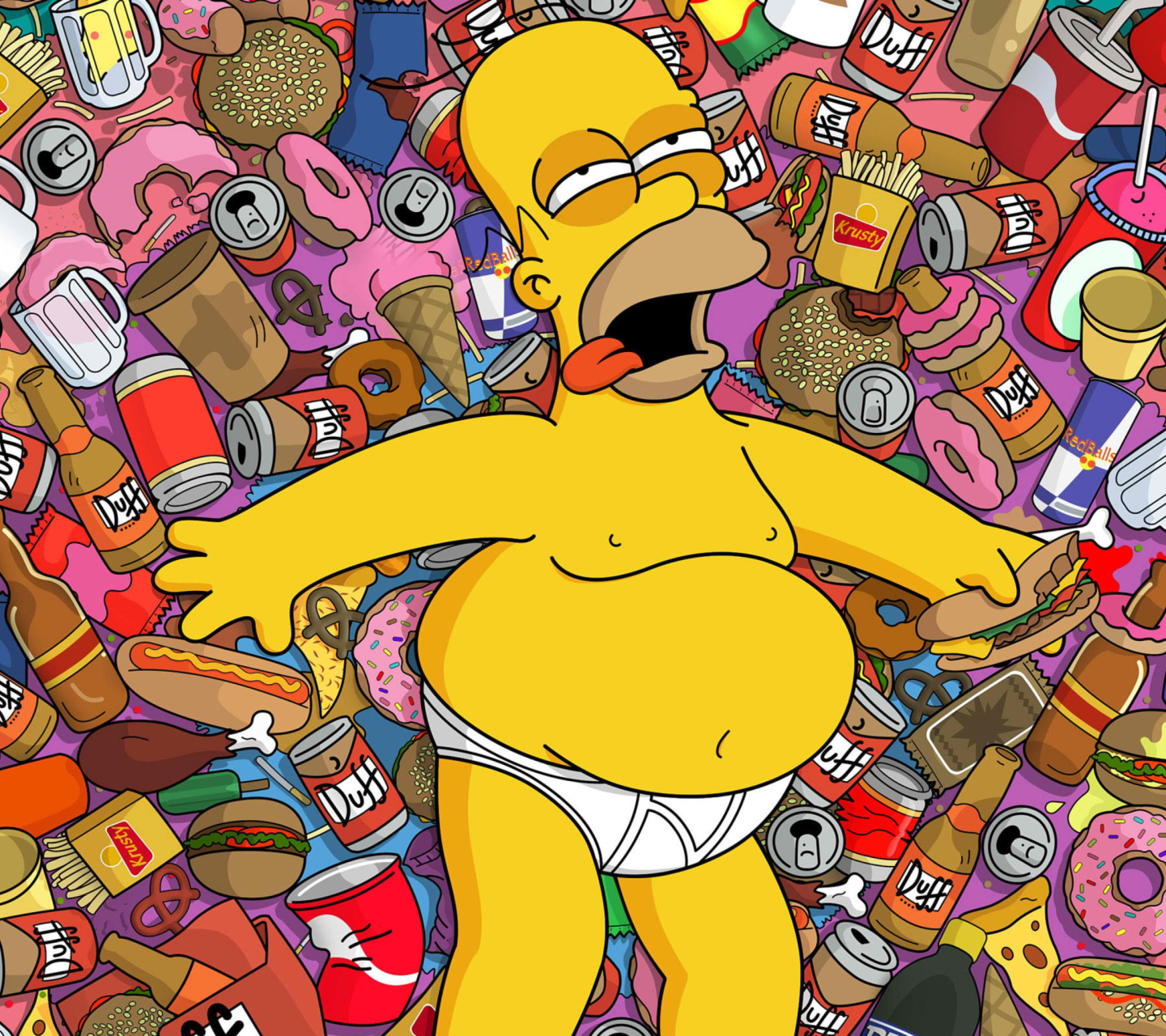 Homer Simpson wallpaper 1440x1280