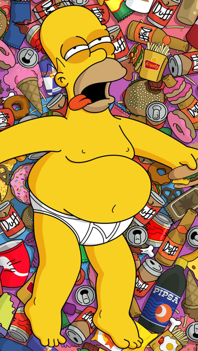 Das Homer Simpson Wallpaper 640x1136