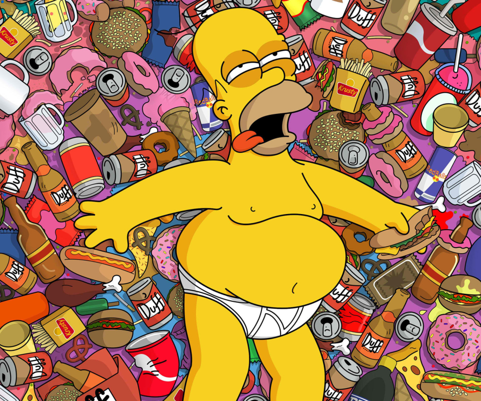 Das Homer Simpson Wallpaper 960x800