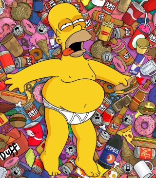 Homer Simpson - Obrázkek zdarma pro Nokia C-5 5MP