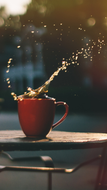 Обои Cup Of Morning Coffee 360x640