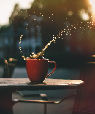 Cup Of Morning Coffee - Obrázkek zdarma pro 132x176