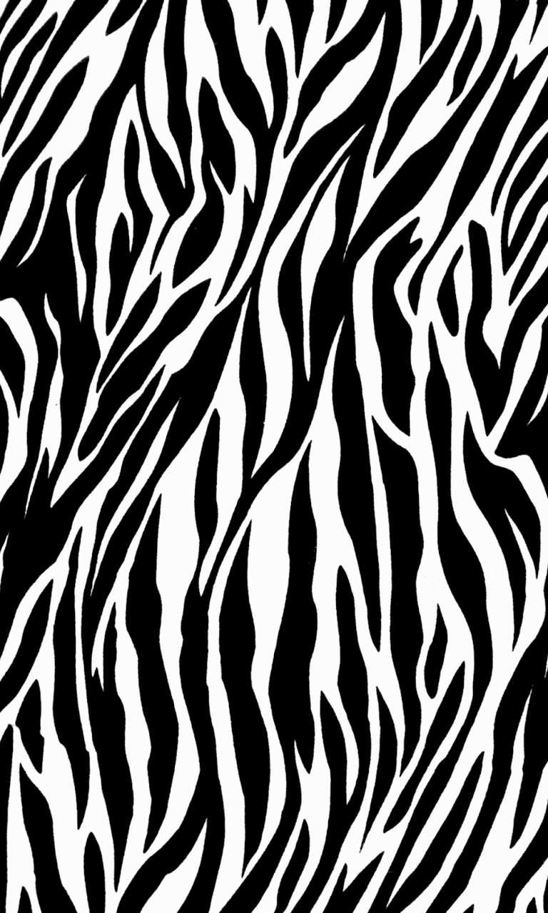 Das Zebra Print Wallpaper 768x1280