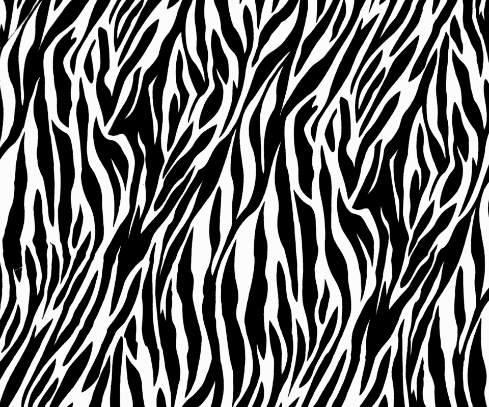 Обои Zebra Print 960x800