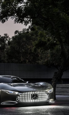 Das Mercedes From Future Wallpaper 240x400