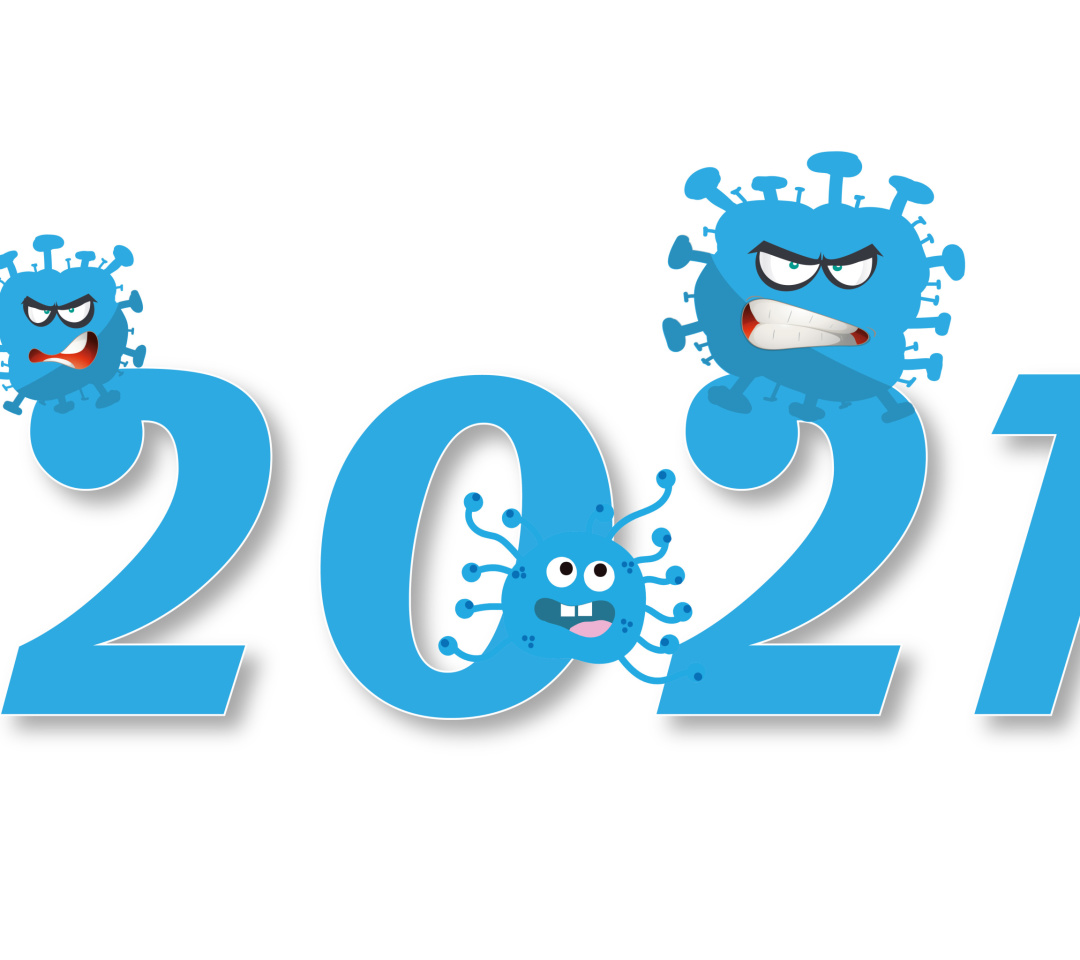 Обои New Years Day 2021 1080x960