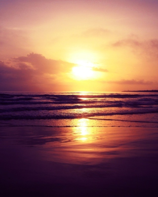 Beach Sunset - Obrázkek zdarma pro iPhone 4S