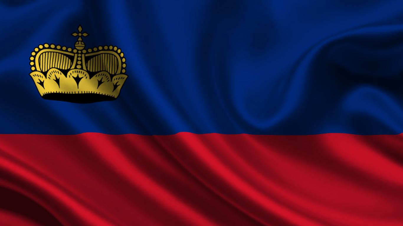 Fondo de pantalla Liechtenstein Flag 1366x768