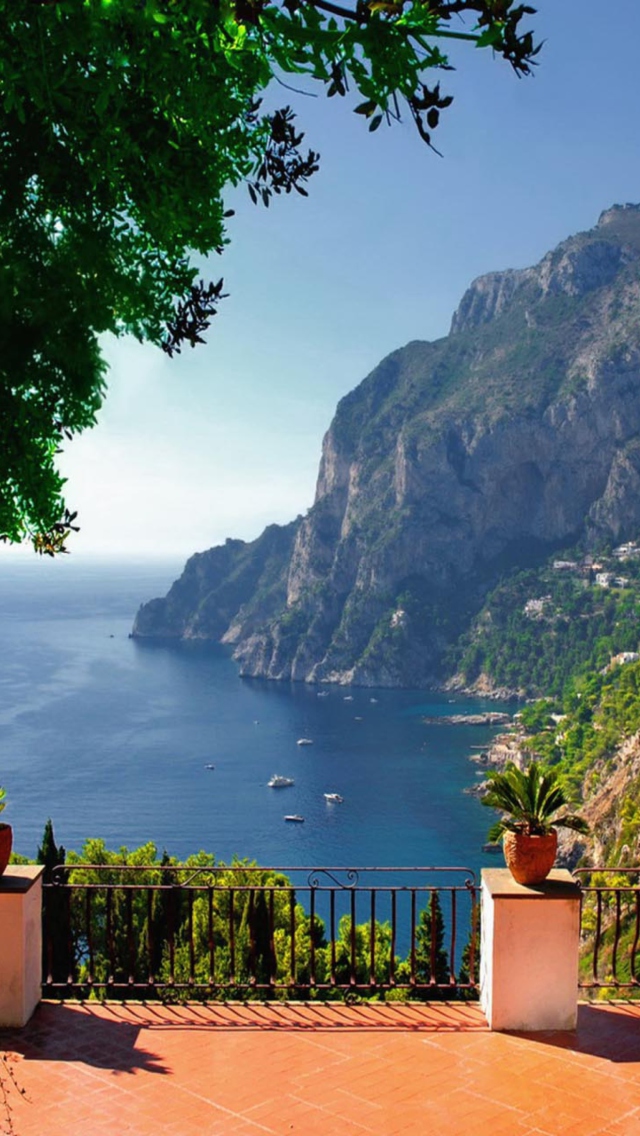 Screenshot №1 pro téma Capri Terrace View 640x1136