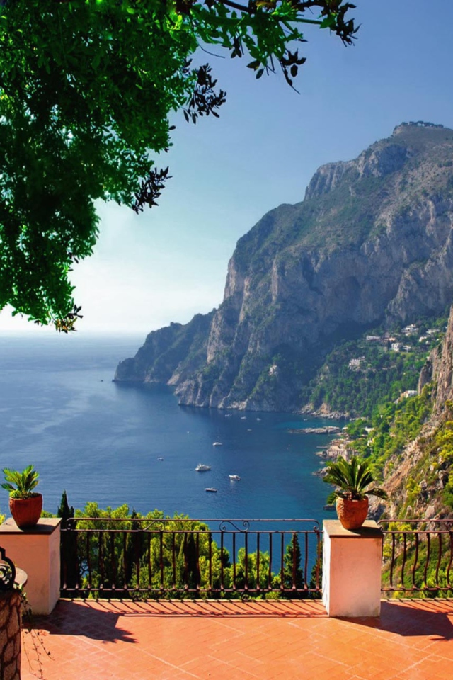 Screenshot №1 pro téma Capri Terrace View 640x960