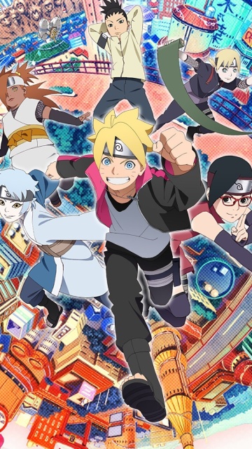 Fondo de pantalla Naruto boruto sarada mitsuki 360x640