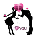 Screenshot №1 pro téma I Love You 128x128