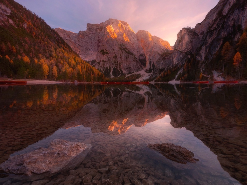 Sfondi Mountain Lake 1024x768