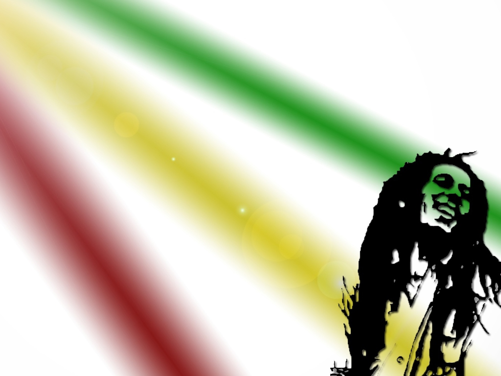 Das Bob Marley Wallpaper 1024x768