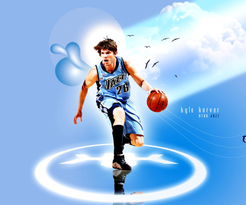 Utah Jazz, Player Kyle Korver wallpaper 480x400