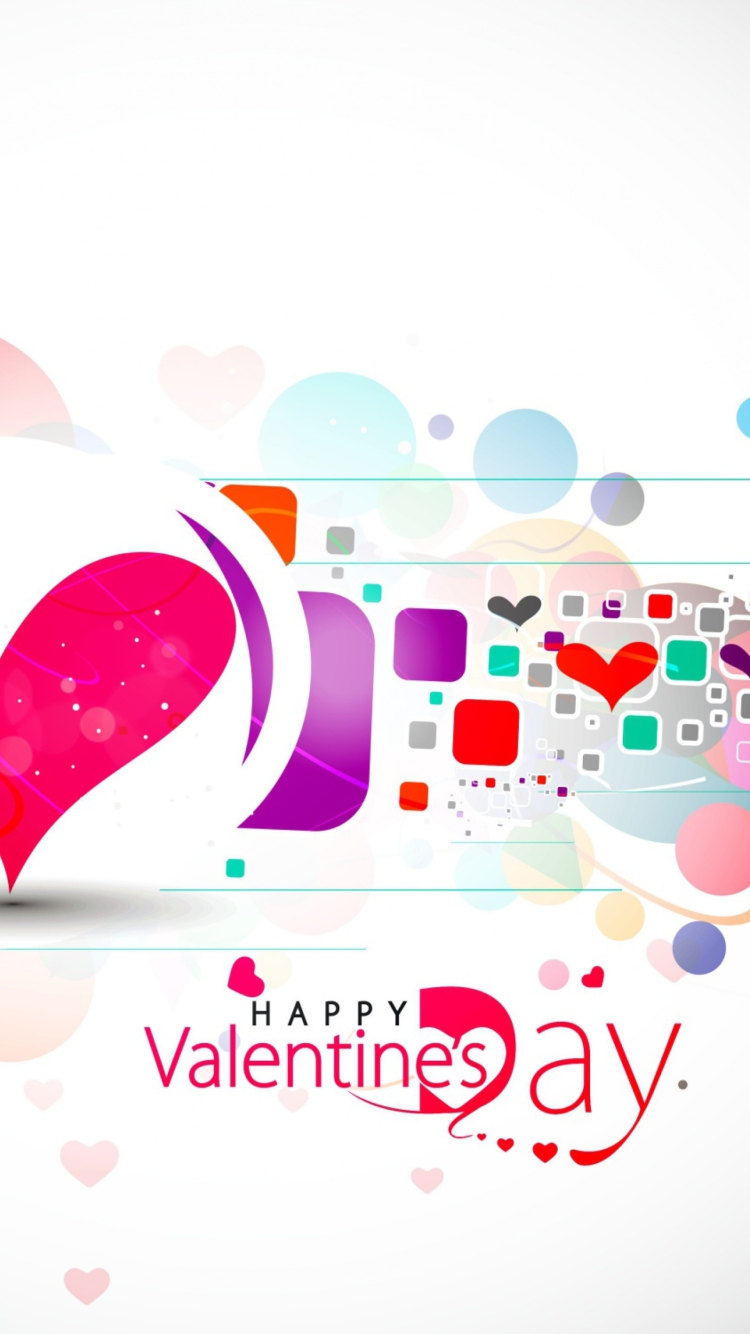Fondo de pantalla Happy Valentine's Day 750x1334