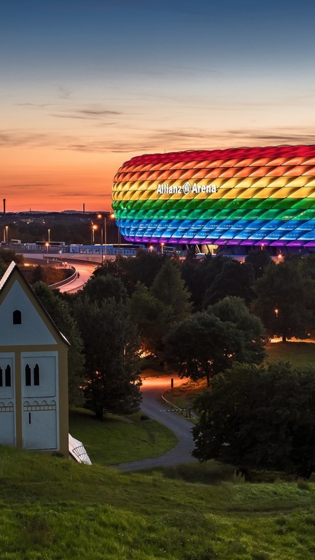 Sfondi Allianz Arena Munich 640x1136