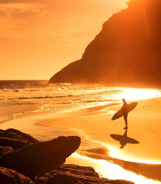 Surfing Summer - Obrázkek zdarma pro iPhone 5