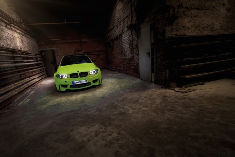 Das BMW 1 Series M Coupe Wallpaper 480x320