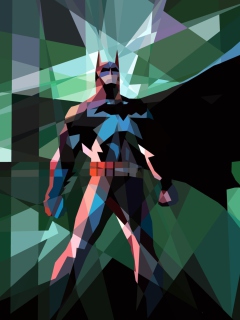 Das Batman Mosaic Wallpaper 240x320