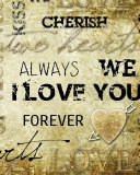 Screenshot №1 pro téma Always Love Forever 128x160