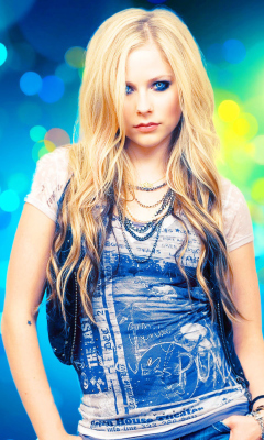 Das Avril Lavigne Wallpaper 240x400