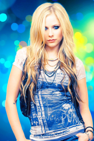 Обои Avril Lavigne 320x480