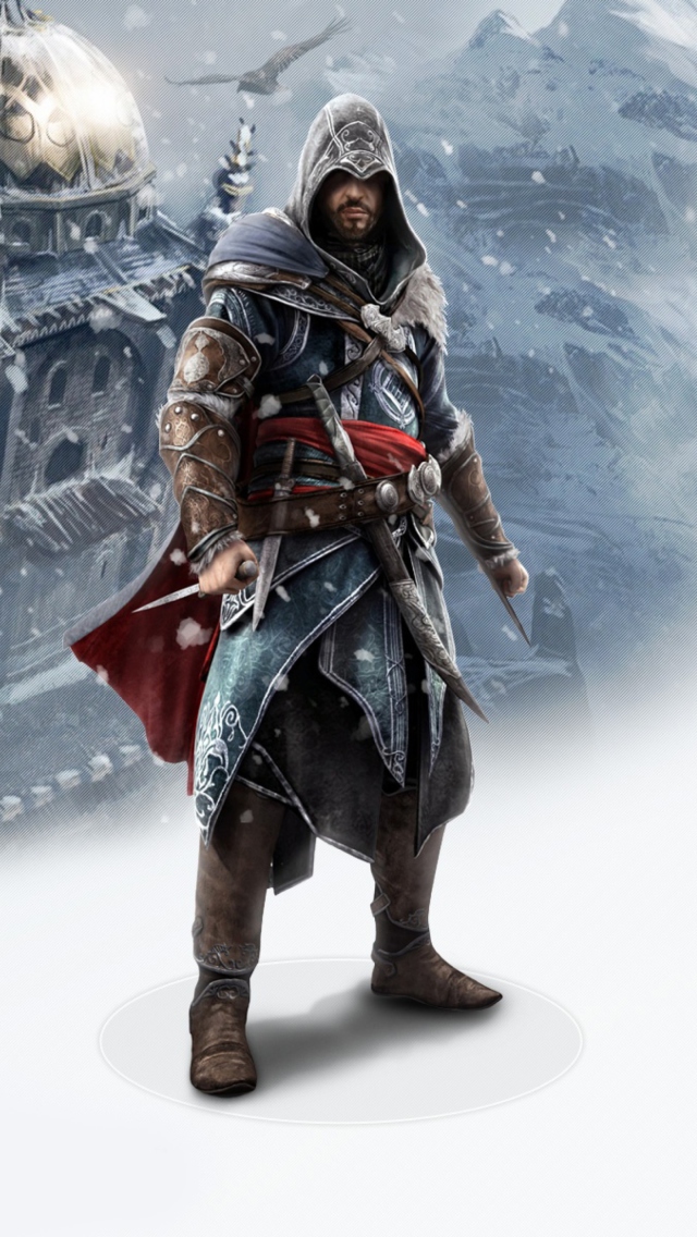 Das Ezio Assassins Creed Revelations Wallpaper 640x1136