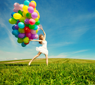 Balloon Girl - Obrázkek zdarma pro iPad 3