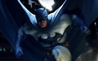Batman Dc Universe Online sfondi gratuiti per Nokia Asha 201