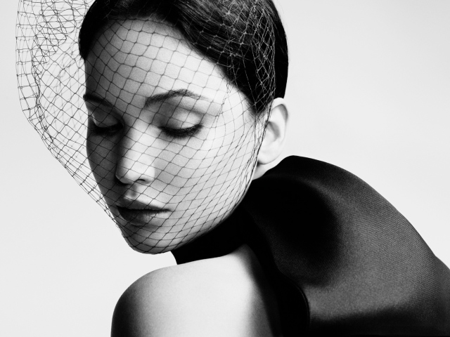 Jennifer Lawrence 2013 Black And White wallpaper 640x480