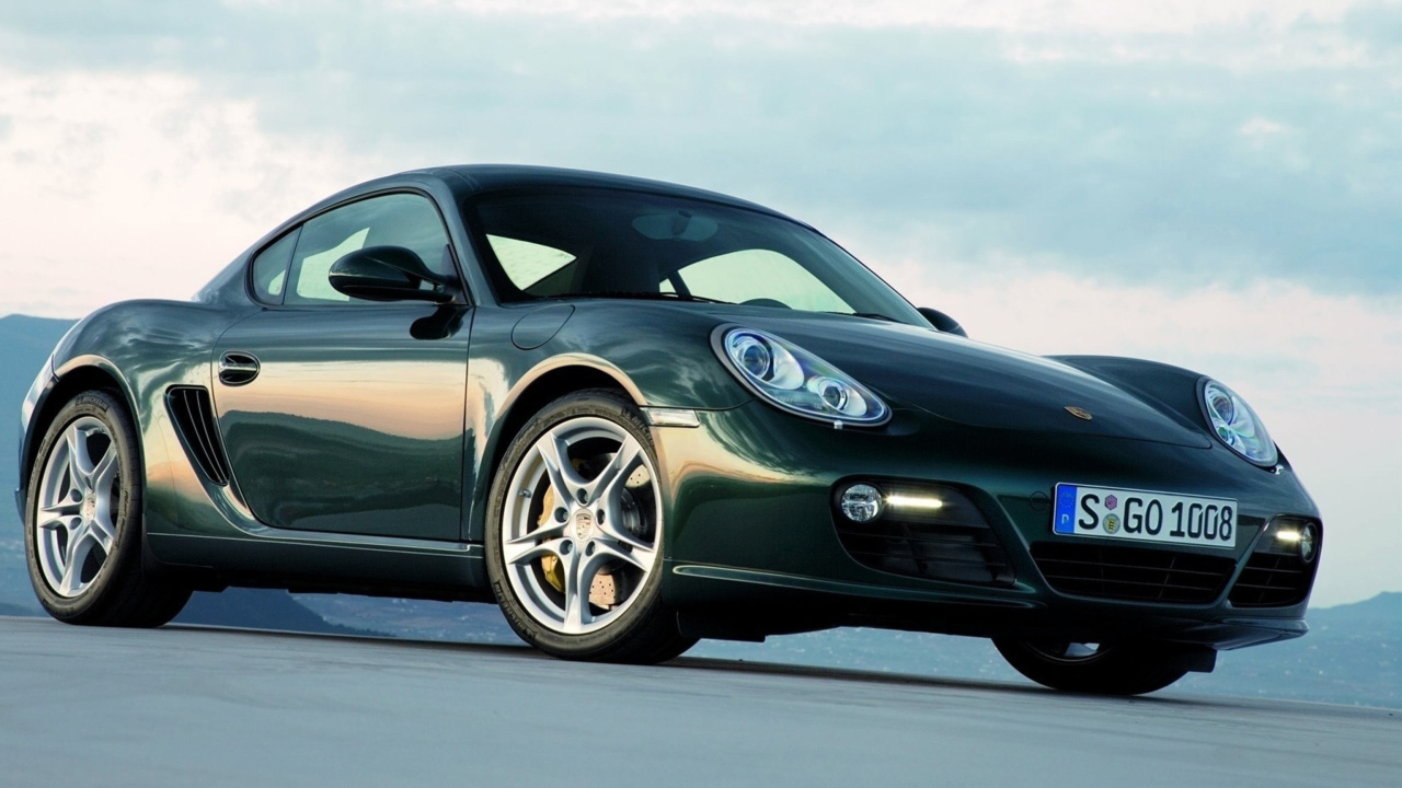 Das Porsche Cayman Wallpaper 1280x720