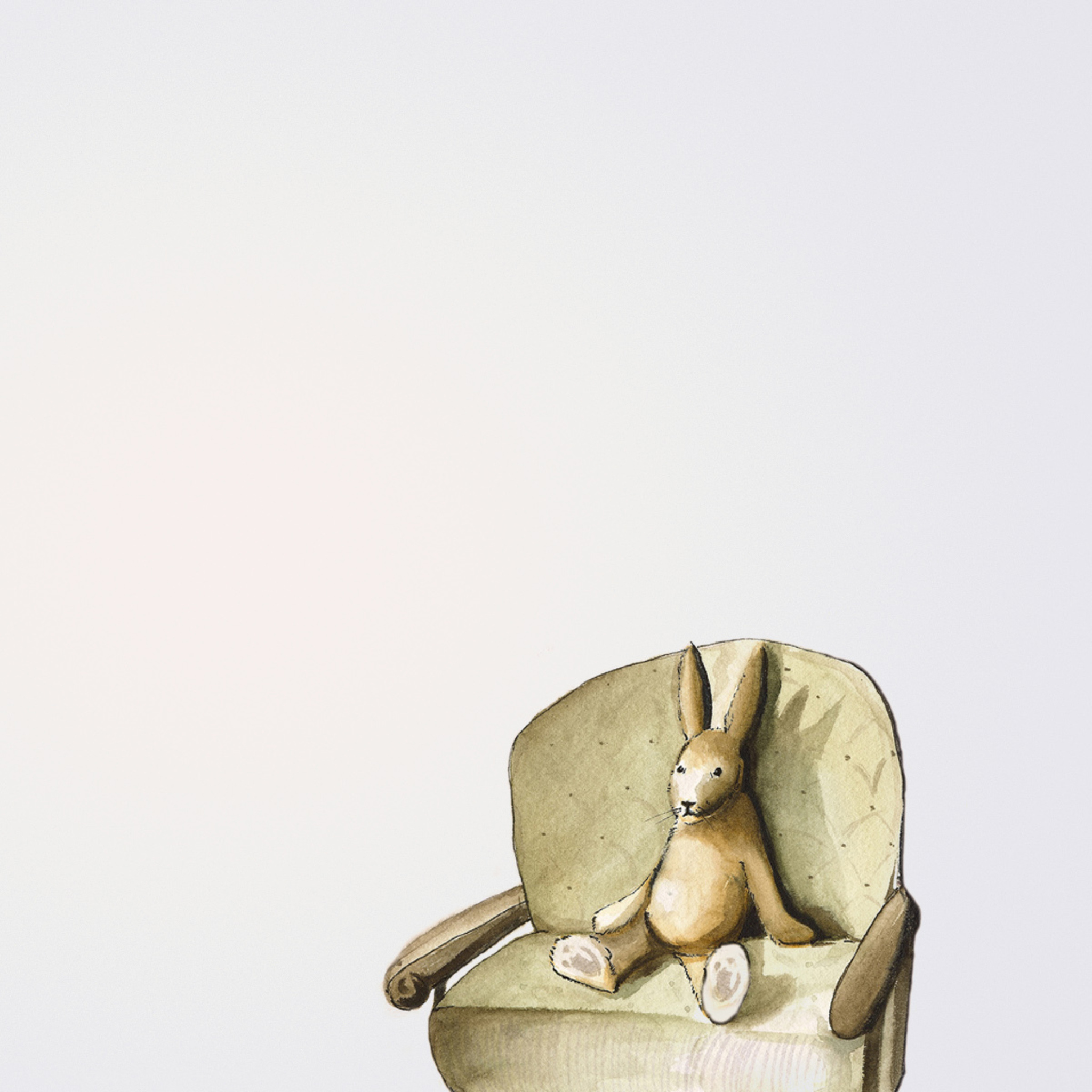 Sfondi Rabbit On Sofa 2048x2048