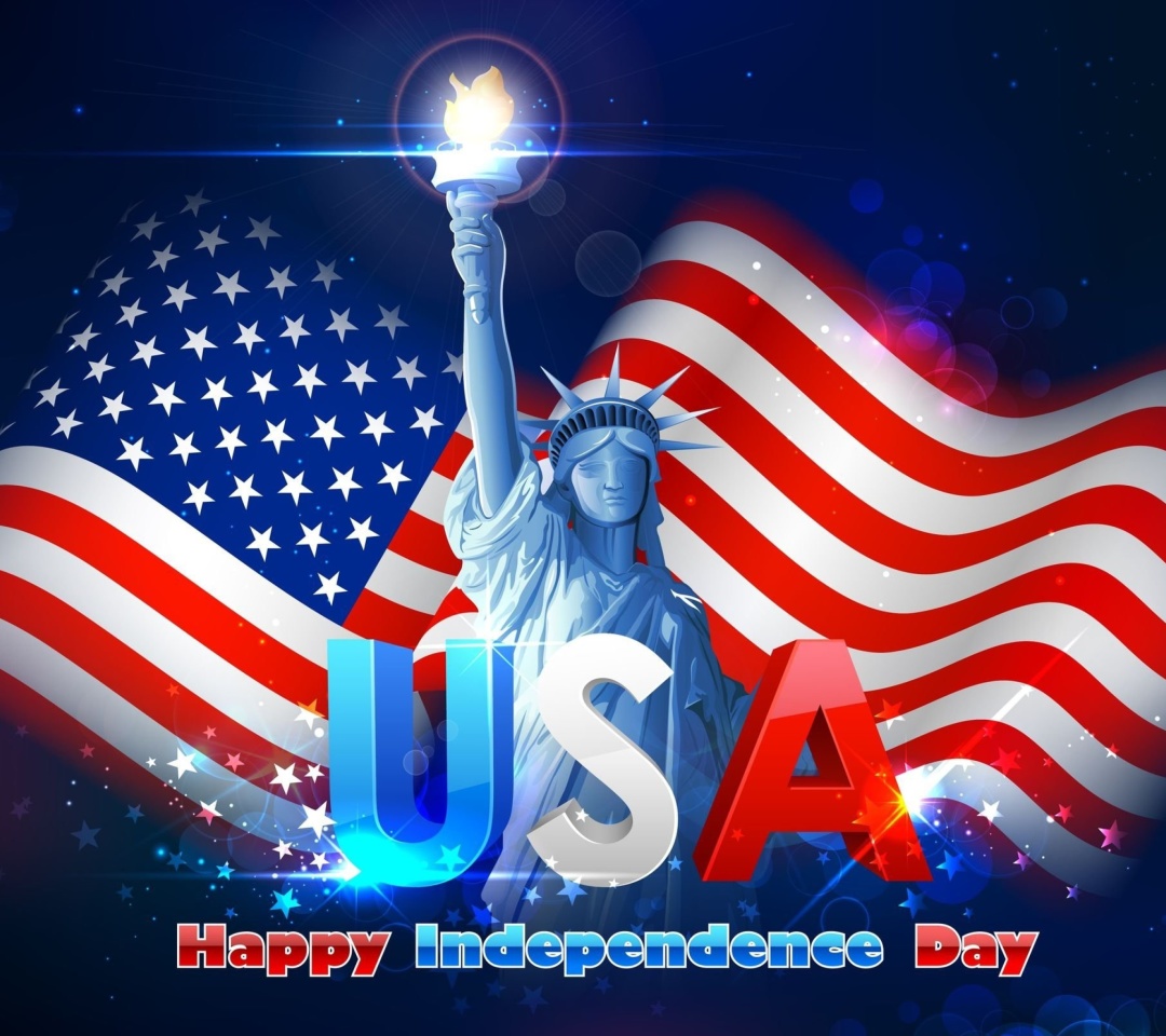 Das 4TH JULY Independence Day USA Wallpaper 1080x960