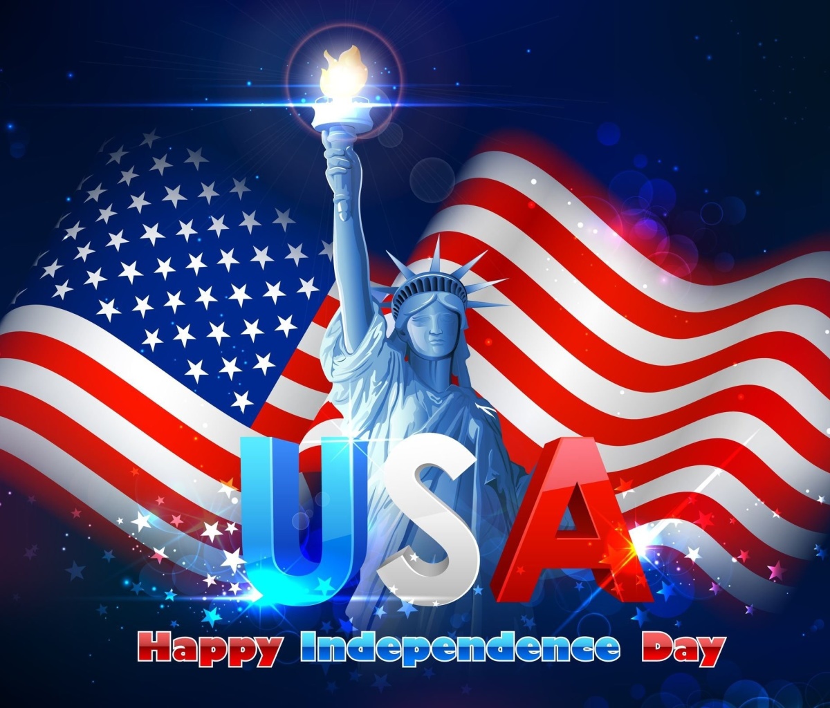 Обои 4TH JULY Independence Day USA 1200x1024