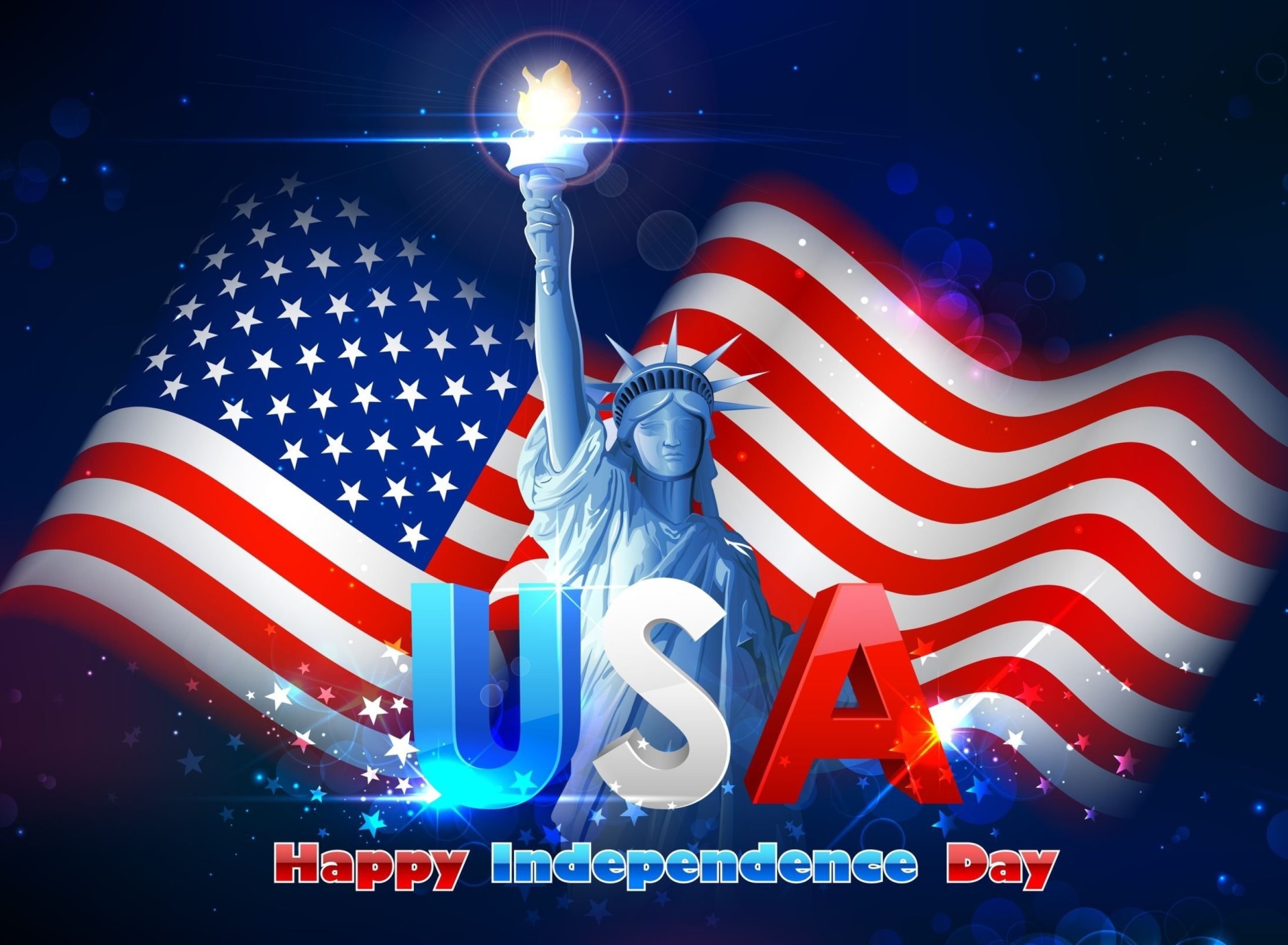 Das 4TH JULY Independence Day USA Wallpaper 1920x1408