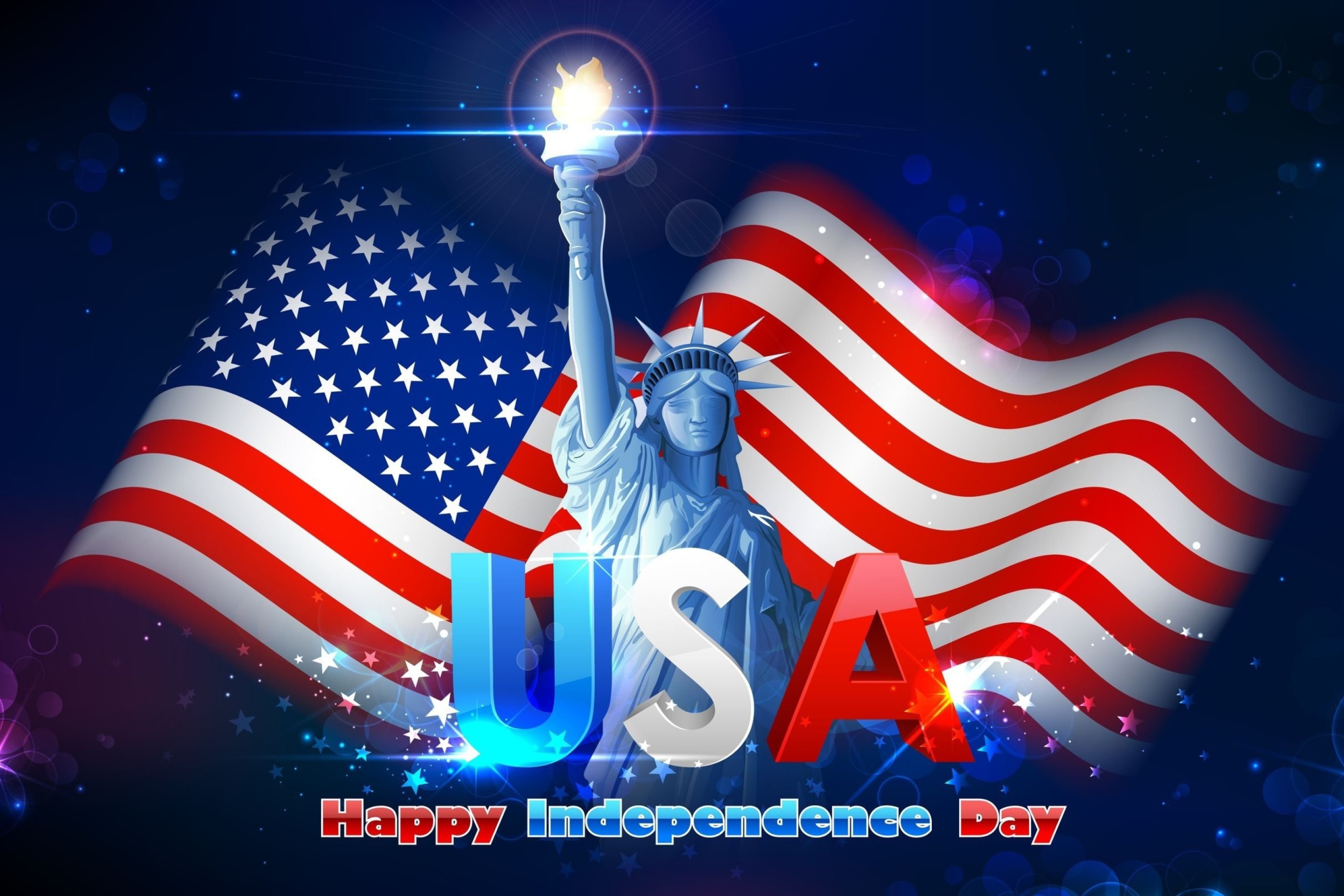 Das 4TH JULY Independence Day USA Wallpaper 2880x1920