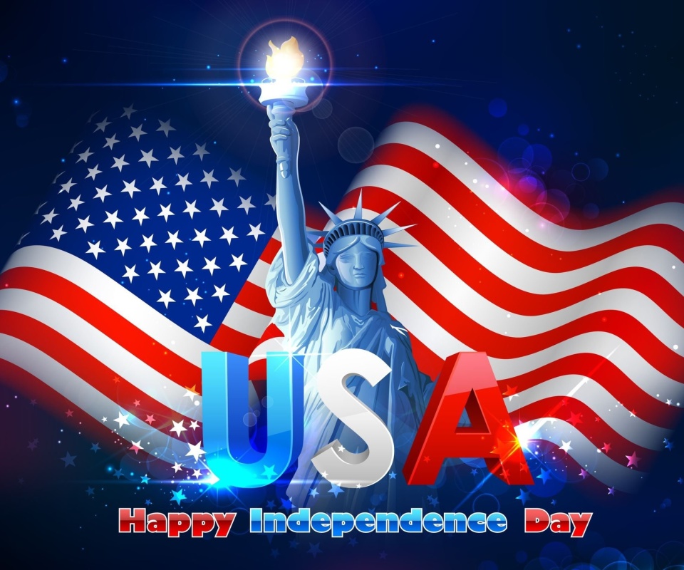 Das 4TH JULY Independence Day USA Wallpaper 960x800