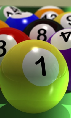 Screenshot №1 pro téma Billiard Balls 240x400