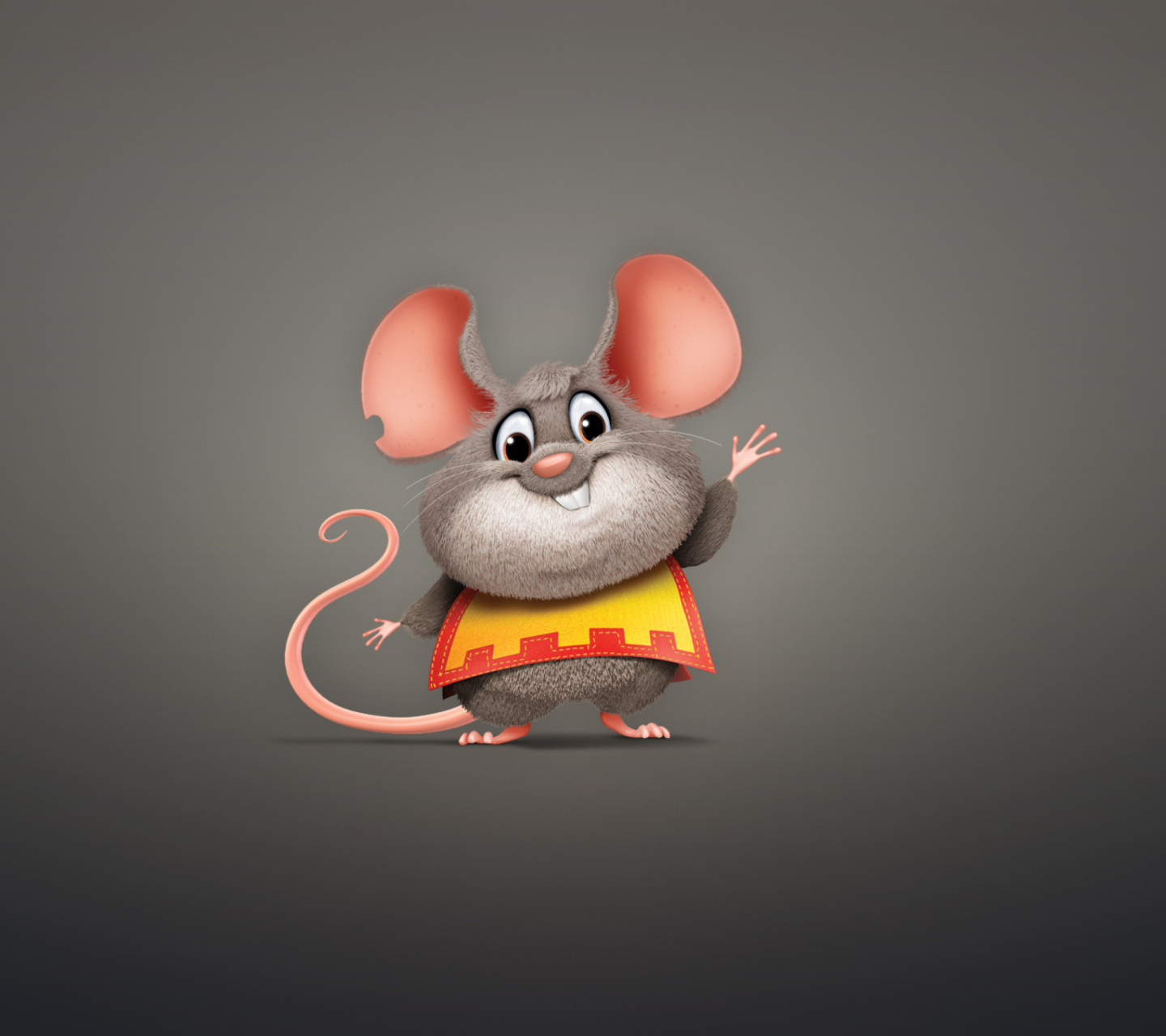 Screenshot №1 pro téma Funny Little Mouse 1440x1280
