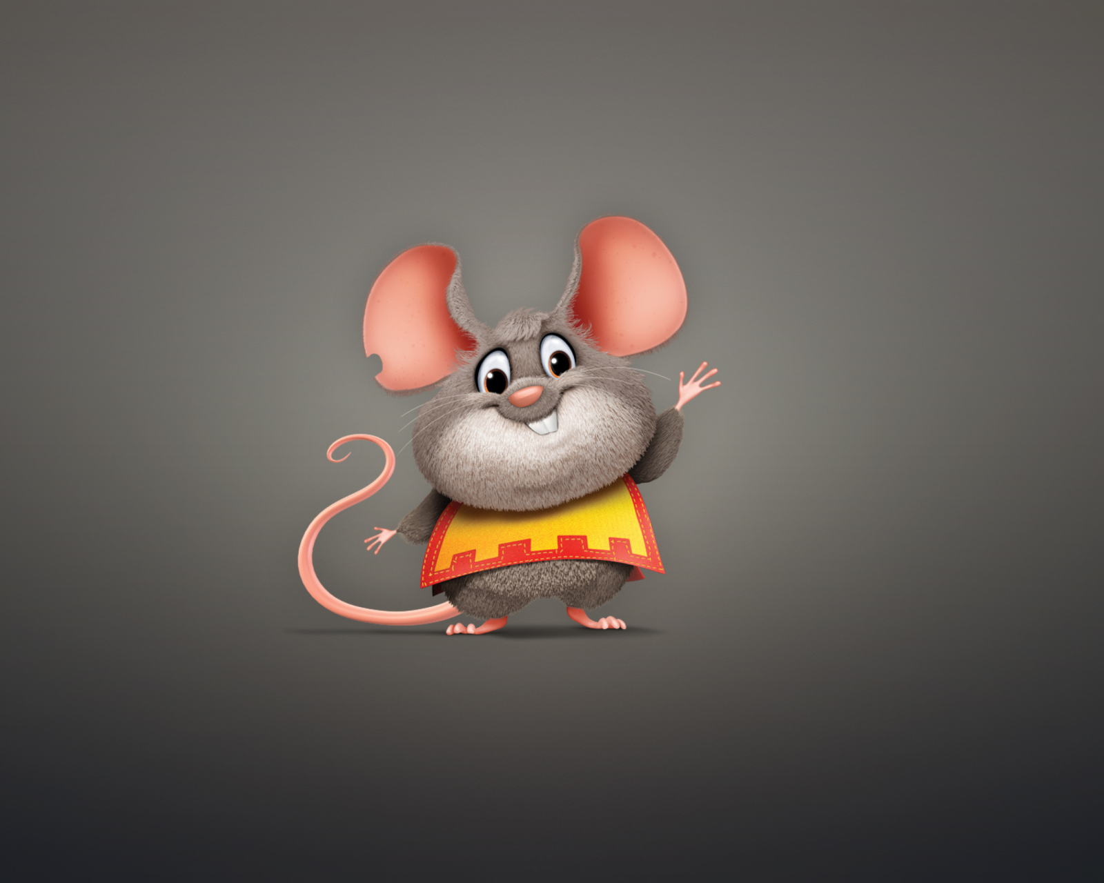 Funny Little Mouse wallpaper 1600x1280