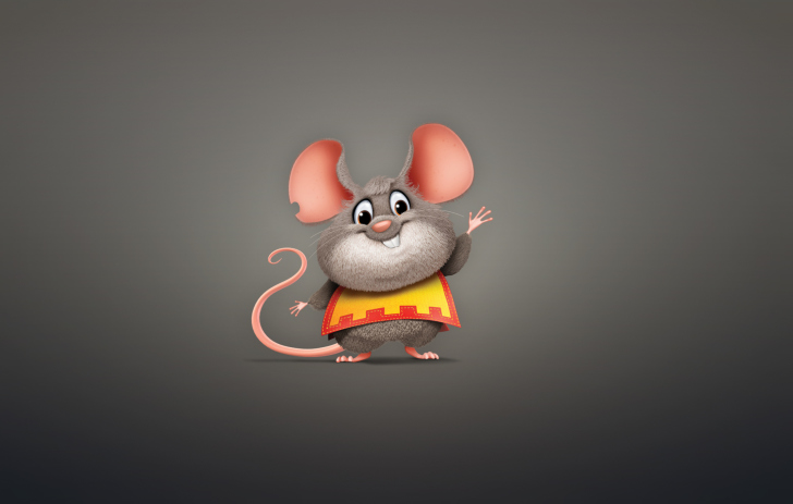 Das Funny Little Mouse Wallpaper